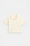 Textured Polo  Vintage Cream  hi-res