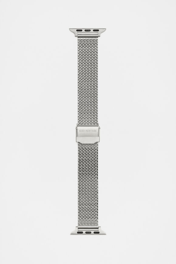 Smart Watch Band Mesh  Silver  hi-res