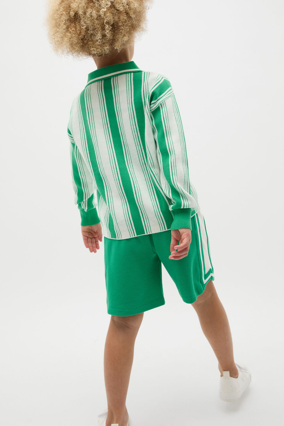 Sports Knit Sweater  Denver Green