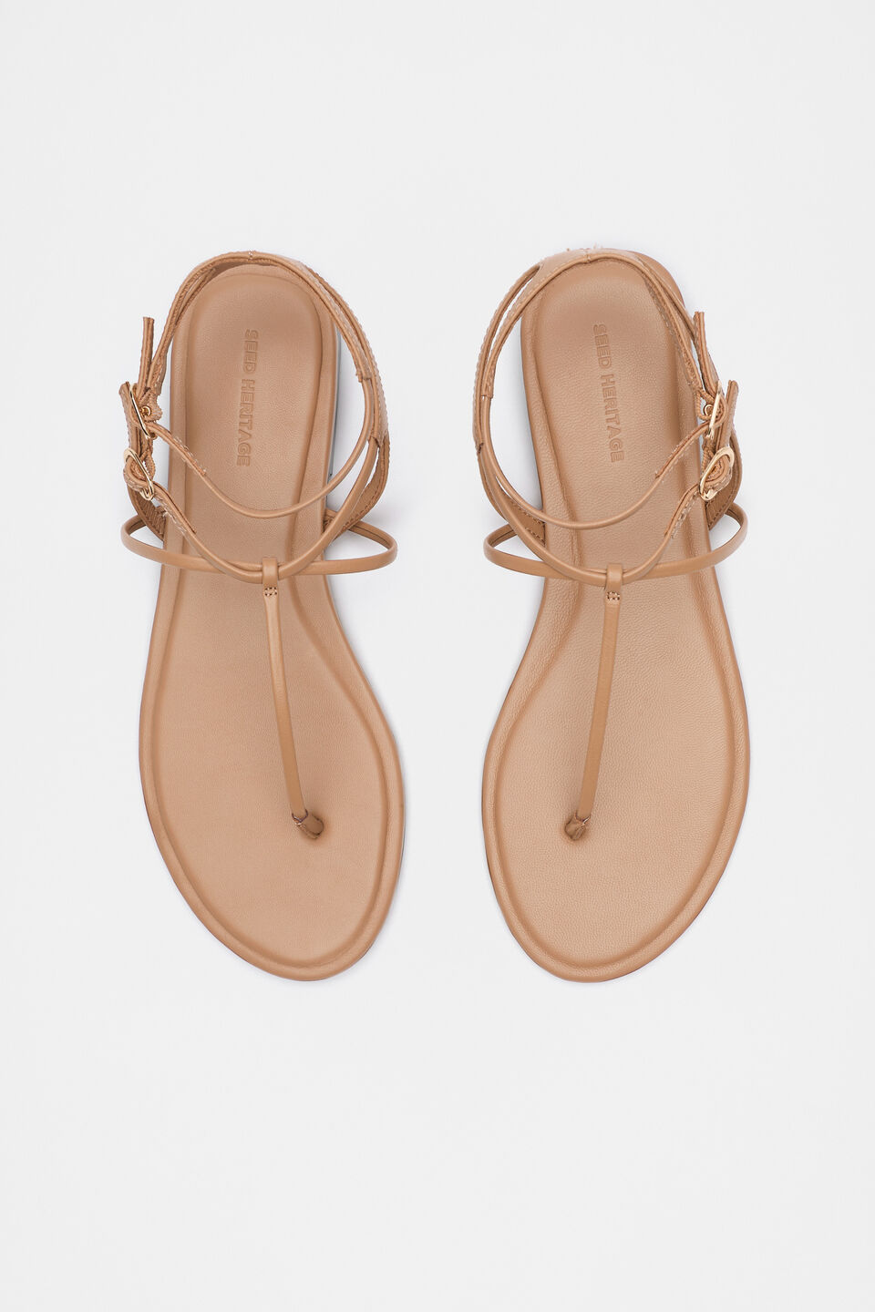 Jamie T Bar Sandal  Caramel