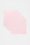 Alyra Scallop Napkin Set of 4  Fairy Floss  hi-res