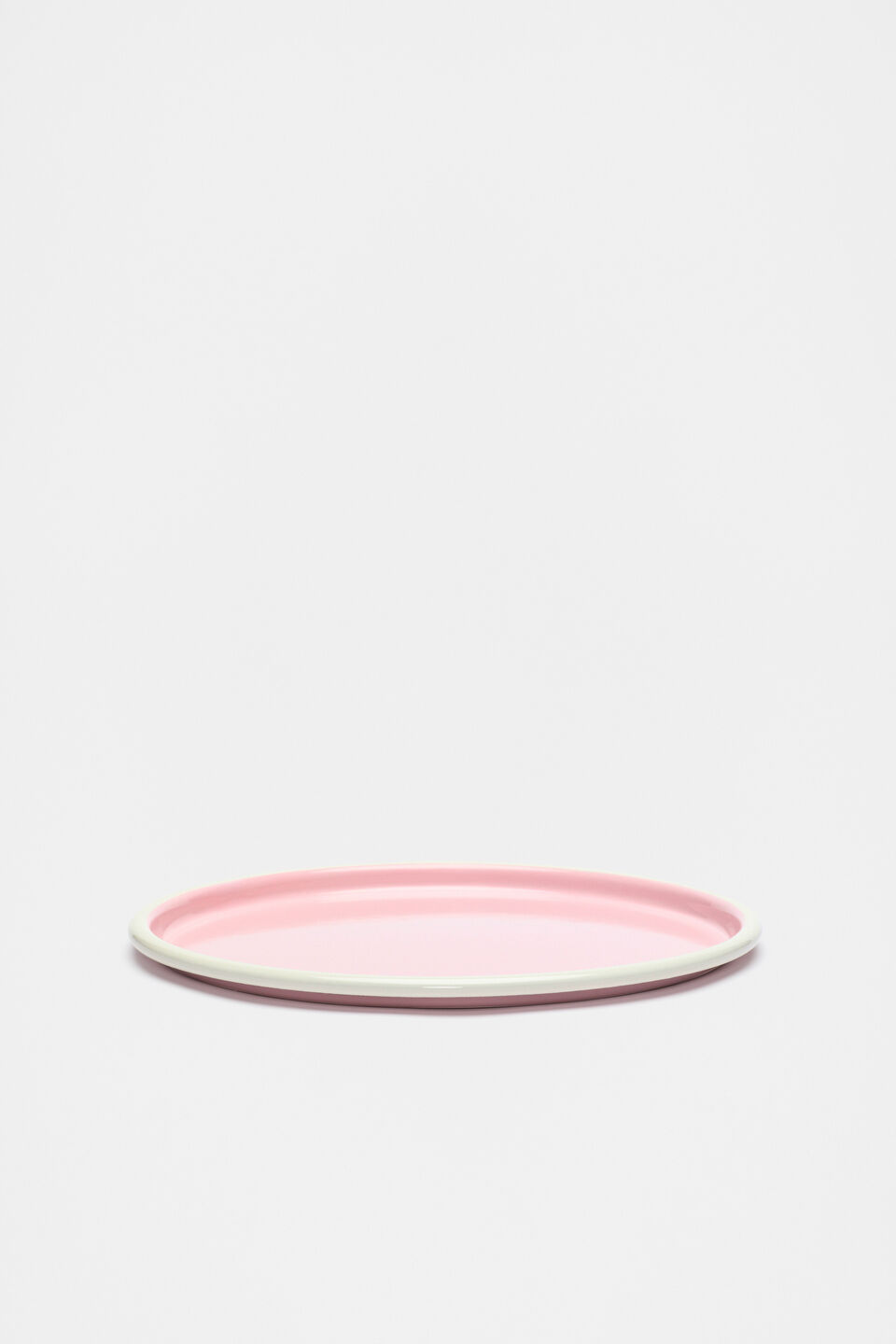 Loretta Enamel Plate  Fairy Floss