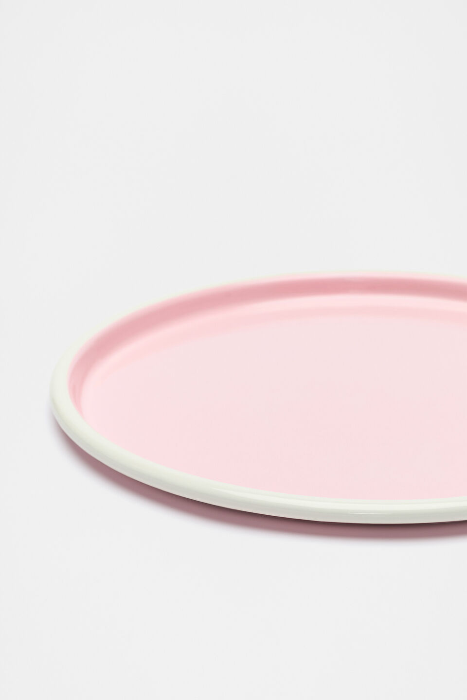 Loretta Enamel Plate  Fairy Floss