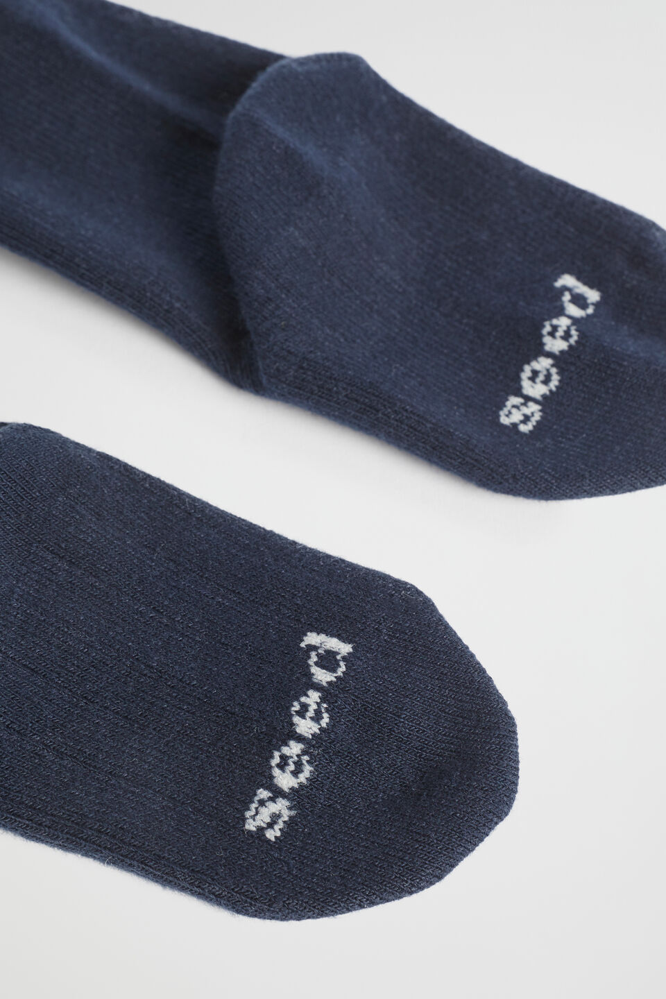 Rib Full Length Tight  Navy