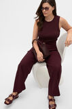 Cotton Rib Tank  Plum Red  hi-res