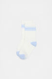 Stripe Rib Sock  Luna Blue  hi-res