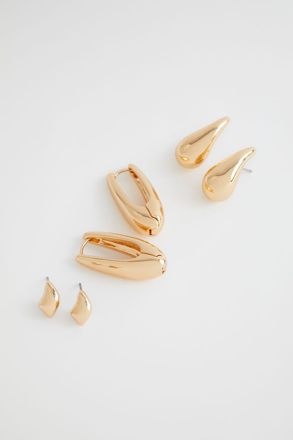 Drop Earring Set  Gold