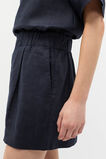 Core Linen Gathered Palazzo Short  Twilight Blue  hi-res