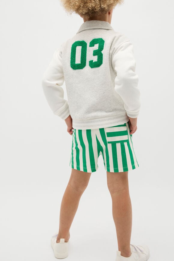 Seed Club Soft Bomber  Light Grey Marle  hi-res