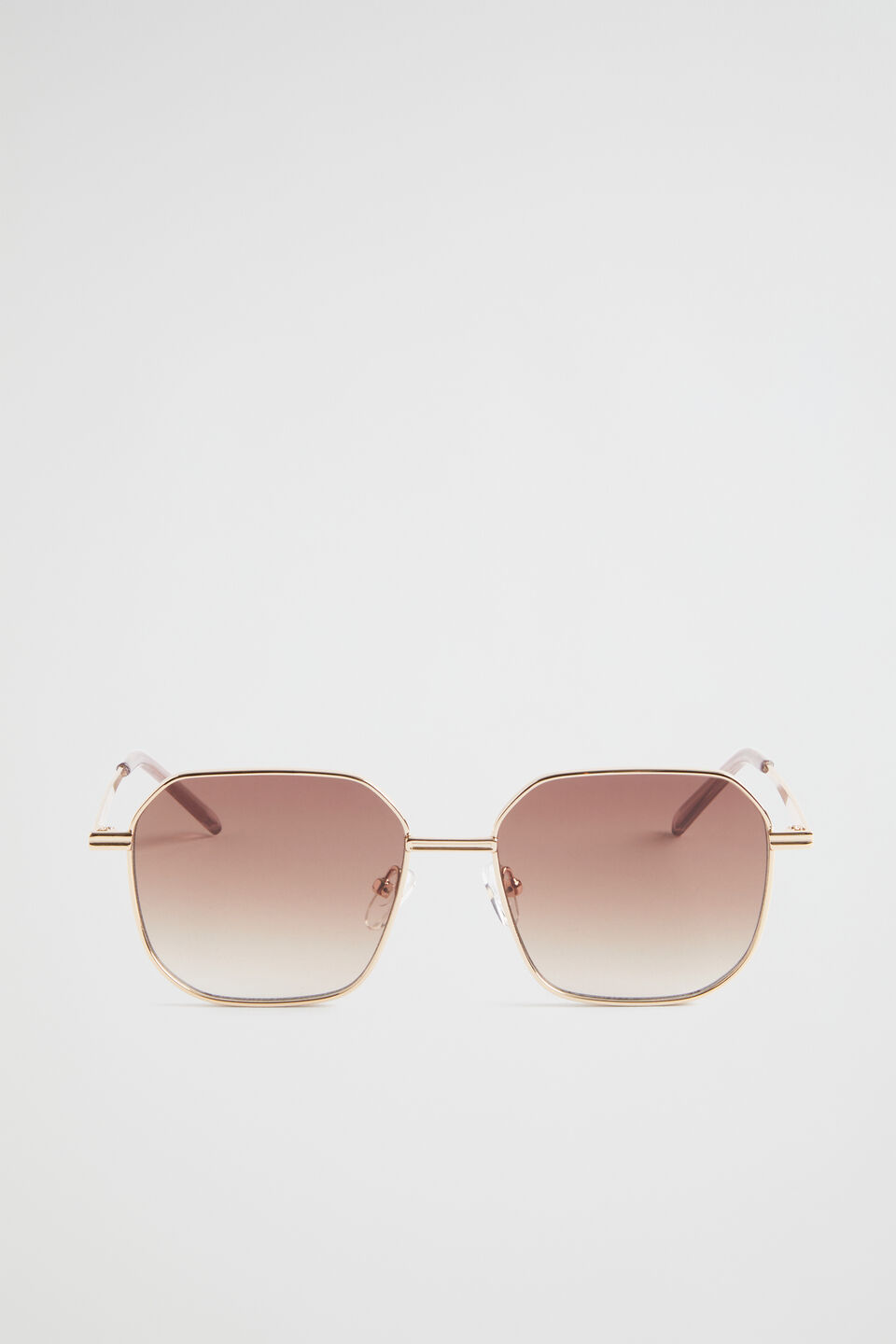 Bridget Metal Sunglasses  Gold