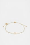 Pearly Cord Bracelet  Cream  hi-res