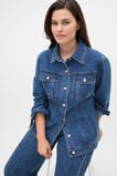 Denim Cinch Waist Jacket  Heritage Wash  hi-res