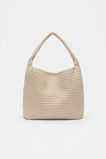 Woven Textured Tote  Ecru  hi-res
