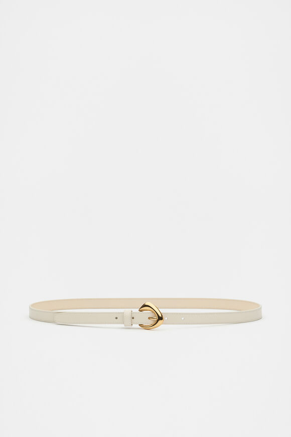 Sia Leather Belt  Tofu  hi-res