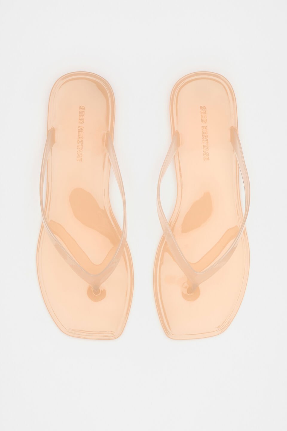 Elle Jelly Flip Flop  Nude