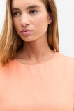 Linen A Line Mini Dress  Tangerine  hi-res