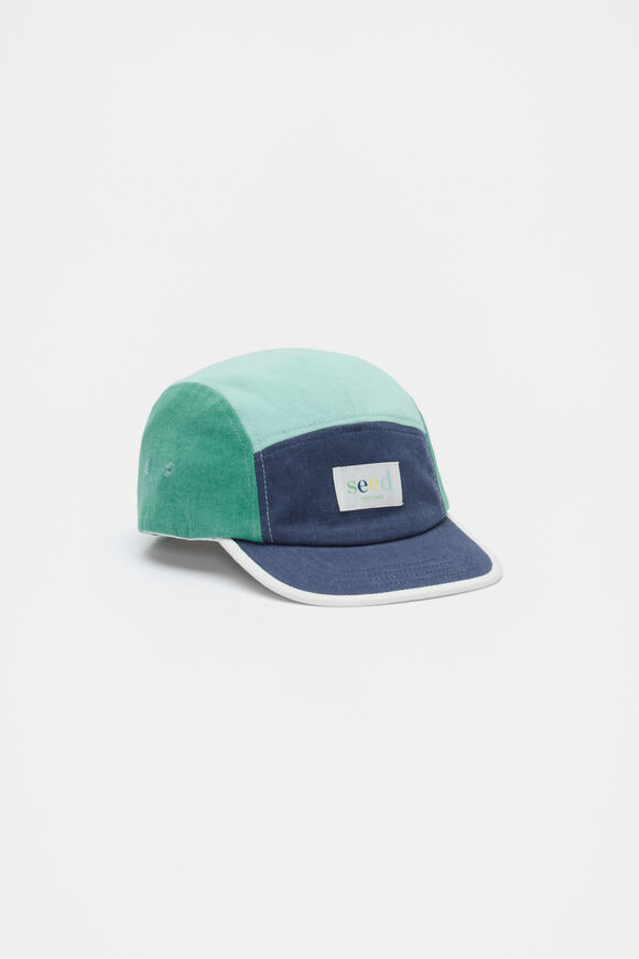 5 Panel Cap  Washed Navy  hi-res