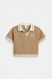 Knit Trophy Polo  Biscotti  hi-res