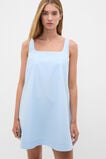 Poplin Shift Mini Dress  Arctic Blue  hi-res