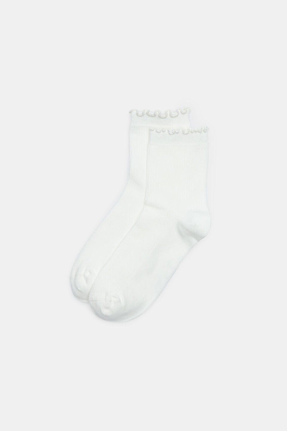 Frill Sock  Cream