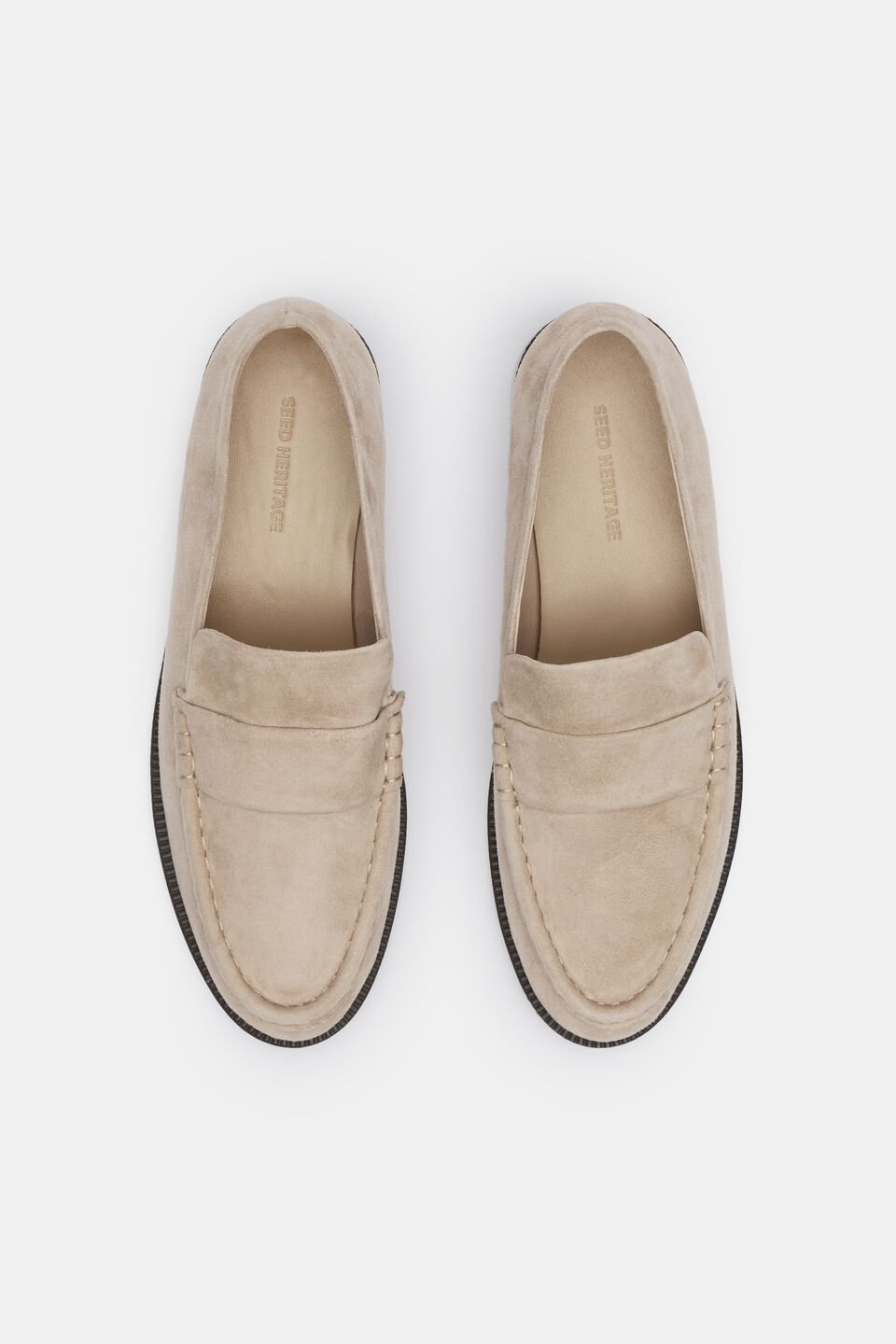 Kyla Loafer  Oat Suede