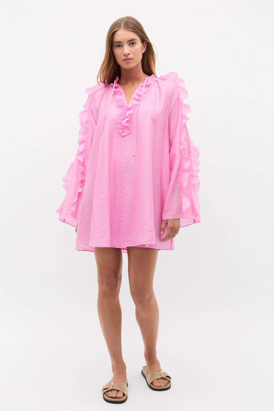 Ruffle Mini Dress  Fairy Floss