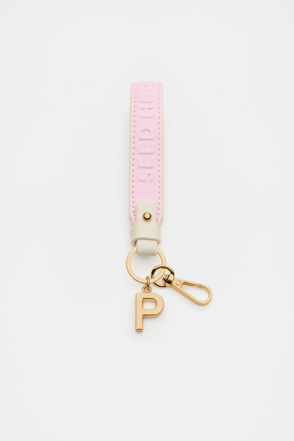 Initial Strap Keyring  P
