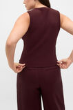 Cotton Rib Tank  Plum Red  hi-res