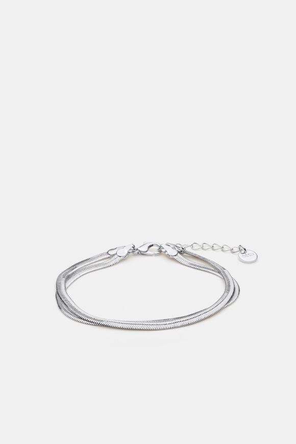 Double Layer Bracelet  Silver  hi-res