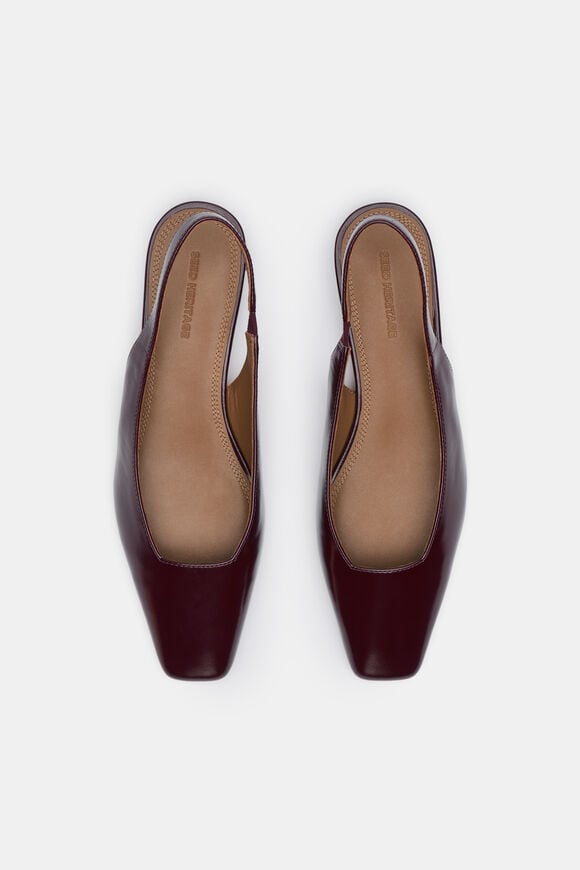 Penny Slingback  Plum Red  hi-res