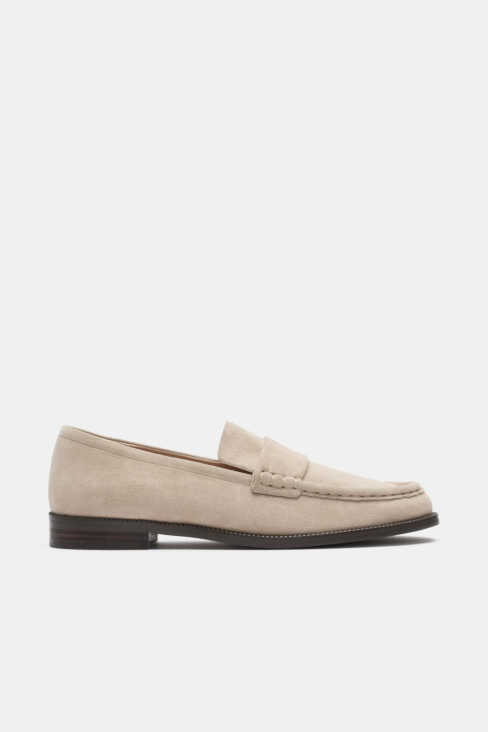 Kyla Loafer  Oat Suede