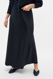 Satin Midi Skirt  Twilight Blue  hi-res