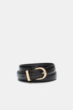 Raven Metal Keeper Belt  Black Croc  hi-res