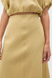 Core Linen Seam Front Skirt  Honey  hi-res
