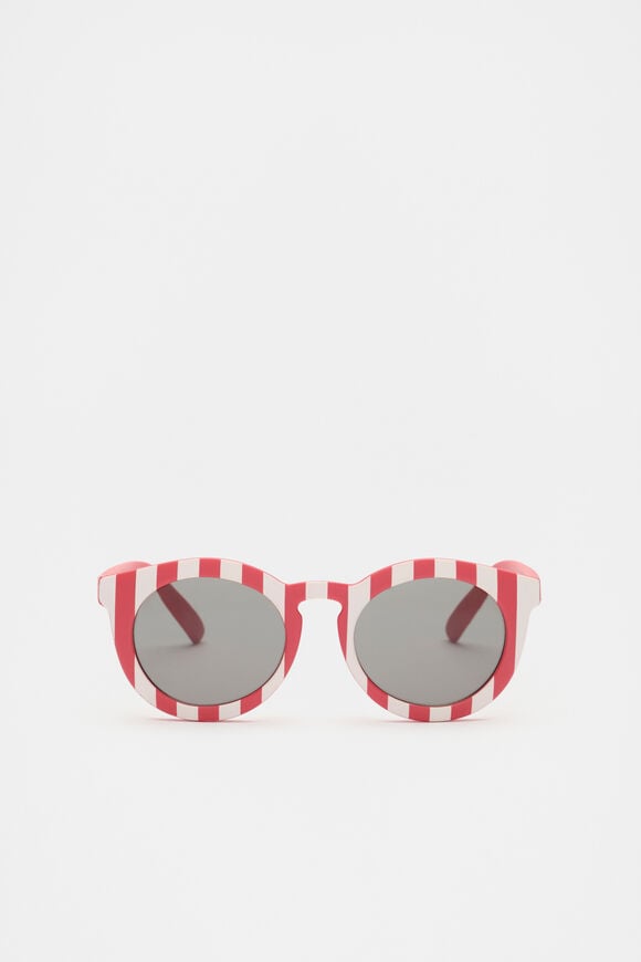 Child Stripe Sunglasses  Strawberry Red  hi-res