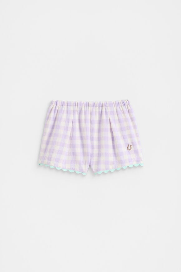 Spliced Gingham Short  Multi  hi-res