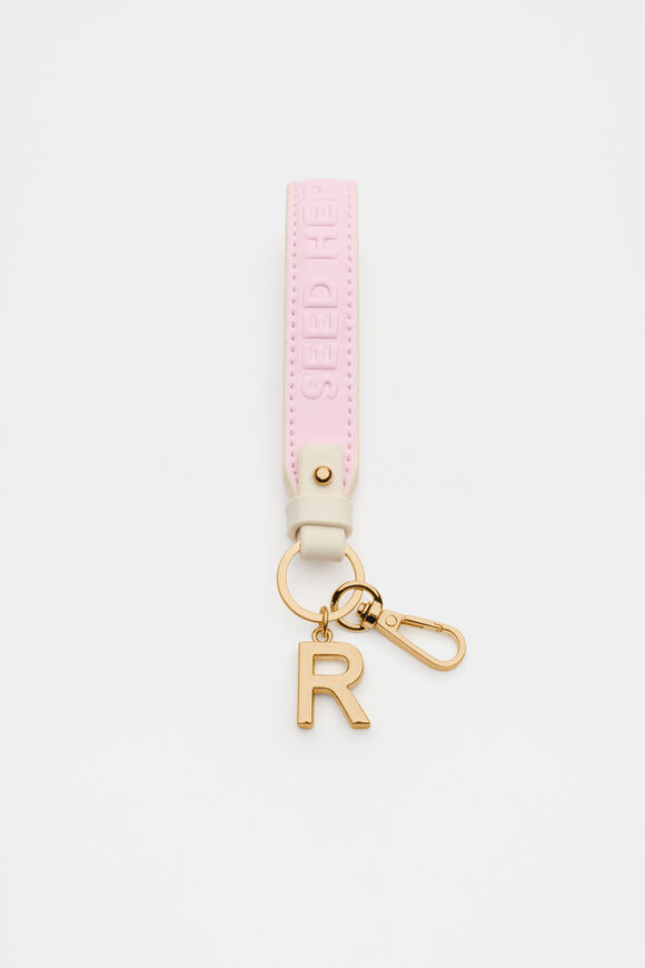 Initial Strap Keyring  R  hi-res