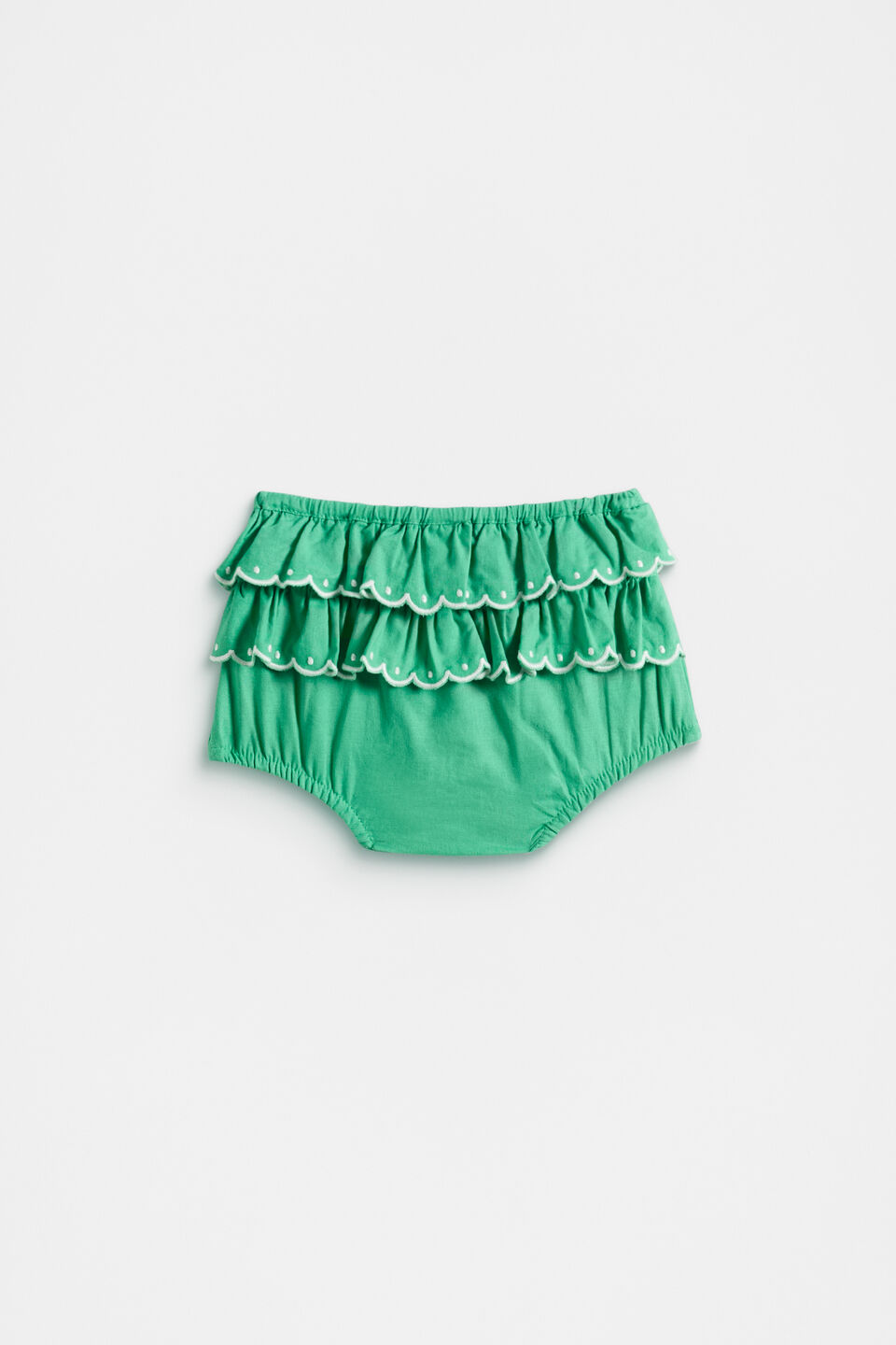 Scallop Trim Bloomer  Deep Emerald