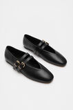 Astrid Double Strap Ballet Flat  Black  hi-res
