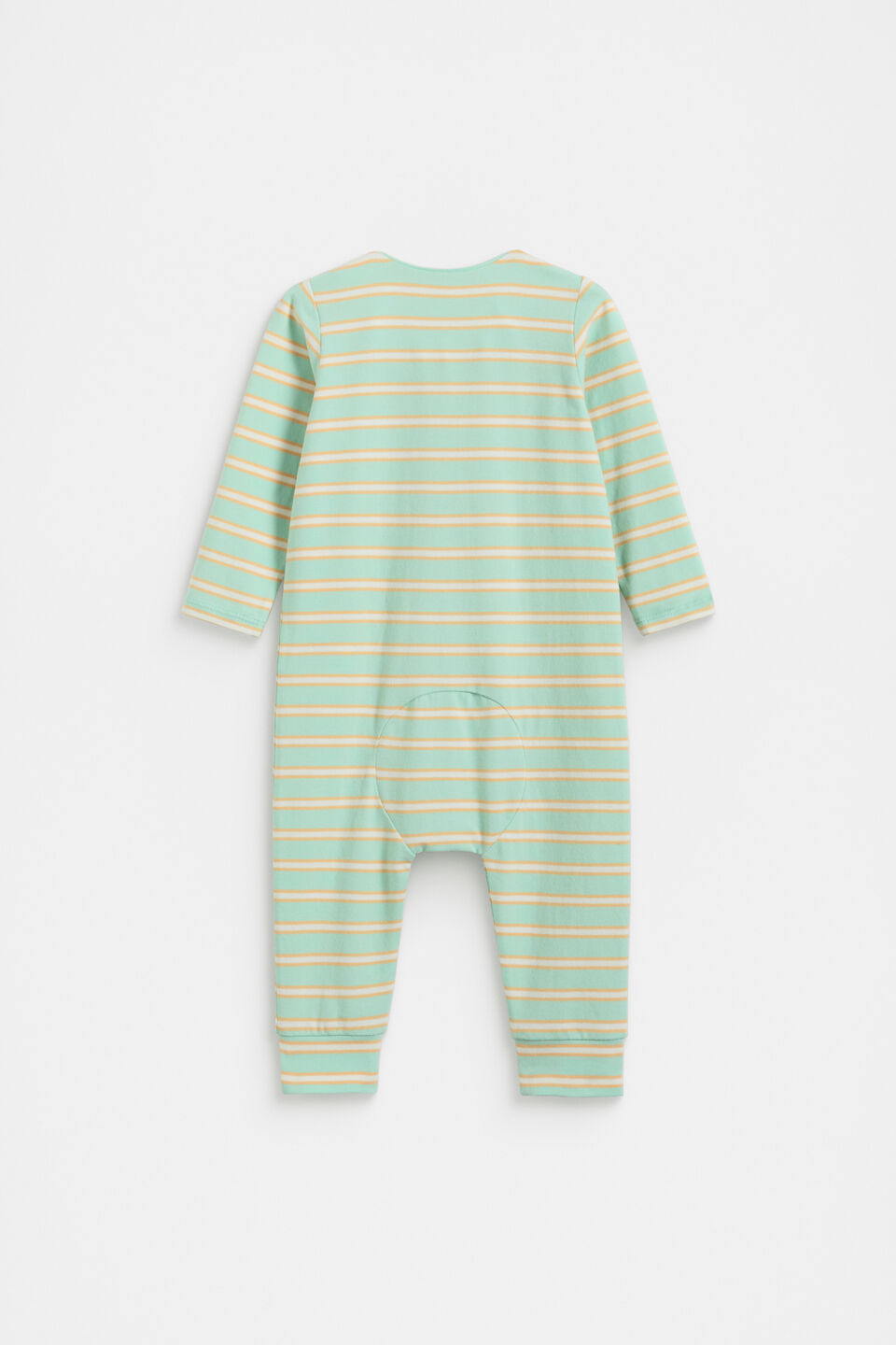 Stripe Logo Zipsuit  Mint