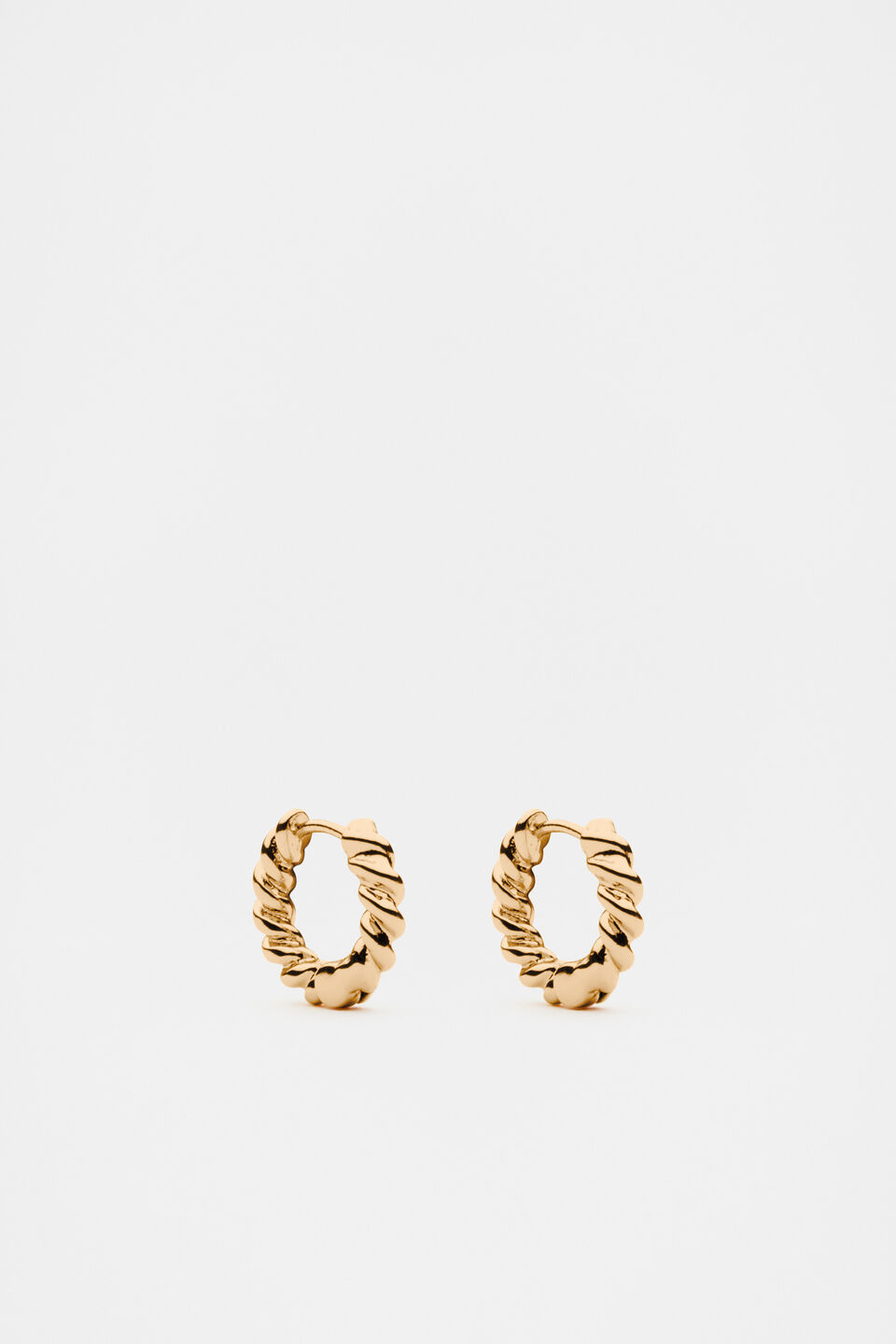 Fine Rope Earring  Gold
