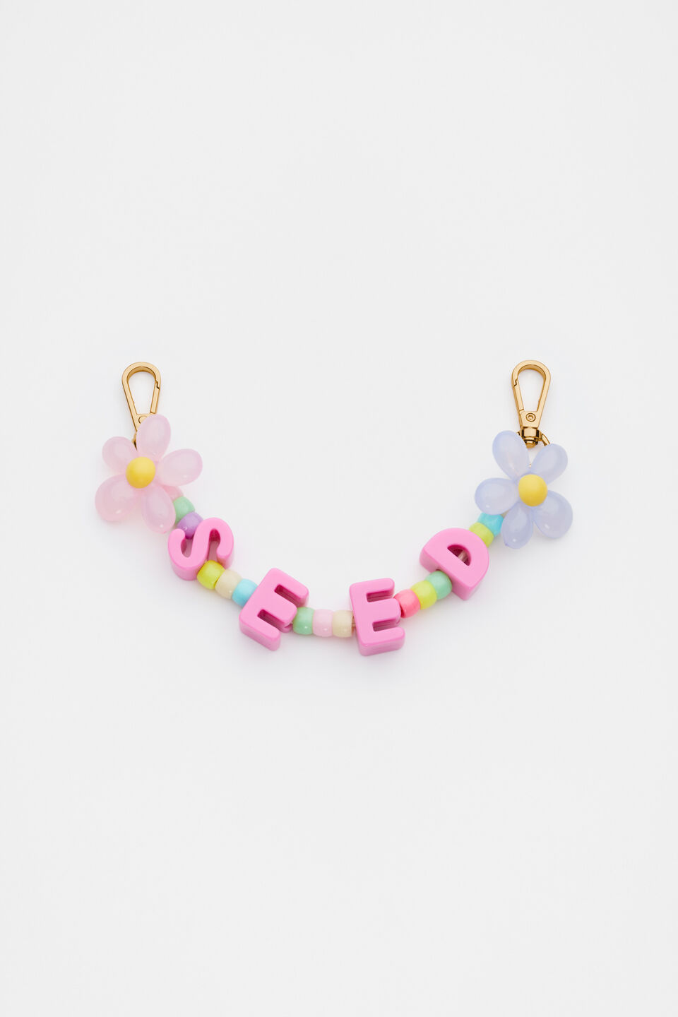 Beaded Bag Charm  Multi