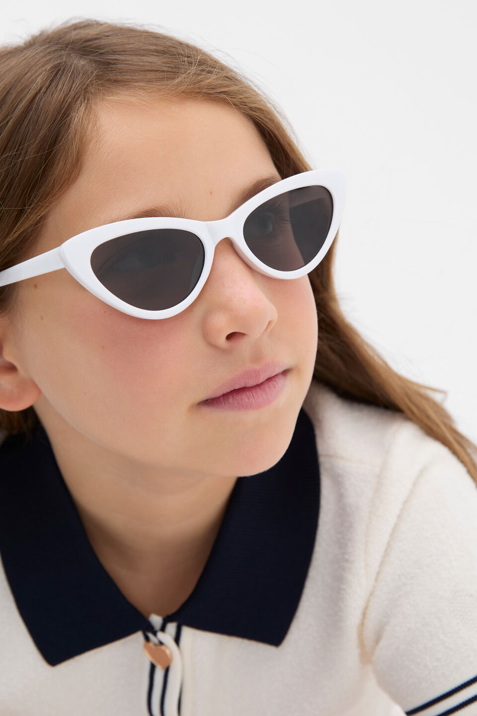 Child Cateye Sunglasses  Cream