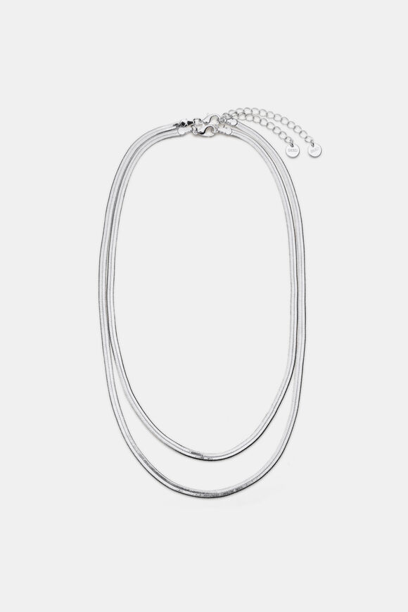 Double Layer Necklace  Silver  hi-res