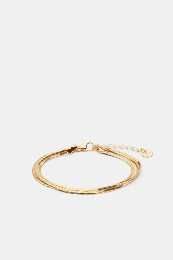 Double Layer Bracelet  Gold  hi-res