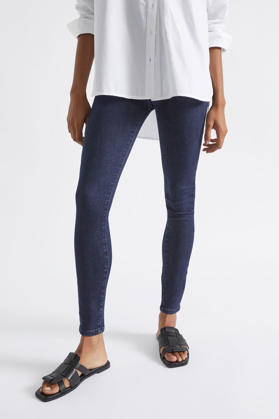 Core High Waist Skinny Jean  Bold Indigo