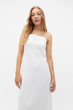 Core Linen Square Neck Slip Dress  Whisper White  hi-res