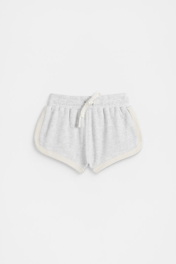 Waffle Logo Short  Light Grey Marle  hi-res