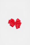 Grosgrain Initial Bow Duck Clip  Z  hi-res