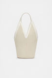 Angular Woven Tote  Cream  hi-res